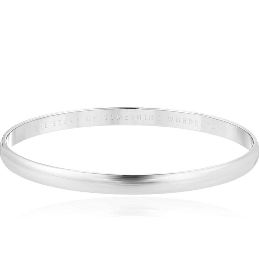 Kate Spade Her Day To Shine “The Start Of Something Wonderful” Bangle Silver